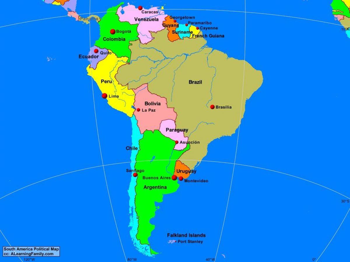 Mapa ng Lima south america