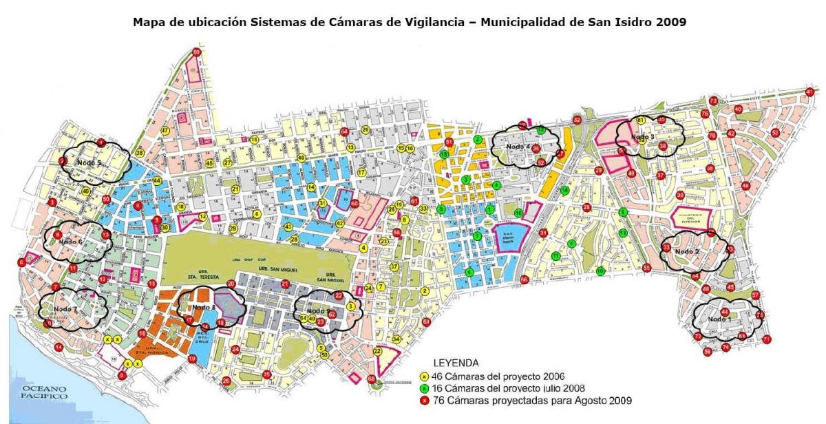 Mapa ng san isidro Lima