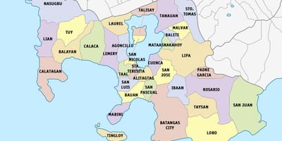 Mapa ng Lima batangas