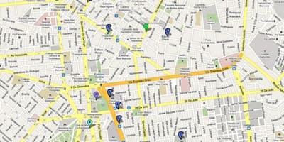 Lima peru bus ruta ng mapa