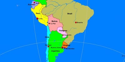 Mapa ng Lima south america