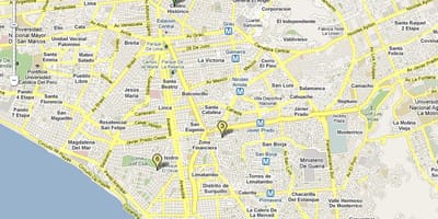 Mapa ng lince Lima peru