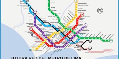 Mapa ng metropolitano Lima